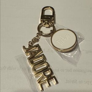 J'adore Gold Keychain/Bag Charm NWT